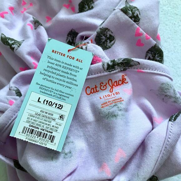 Cat & Jack NWT Lilac Dress Girls L (10/12) - Picture 6 of 7